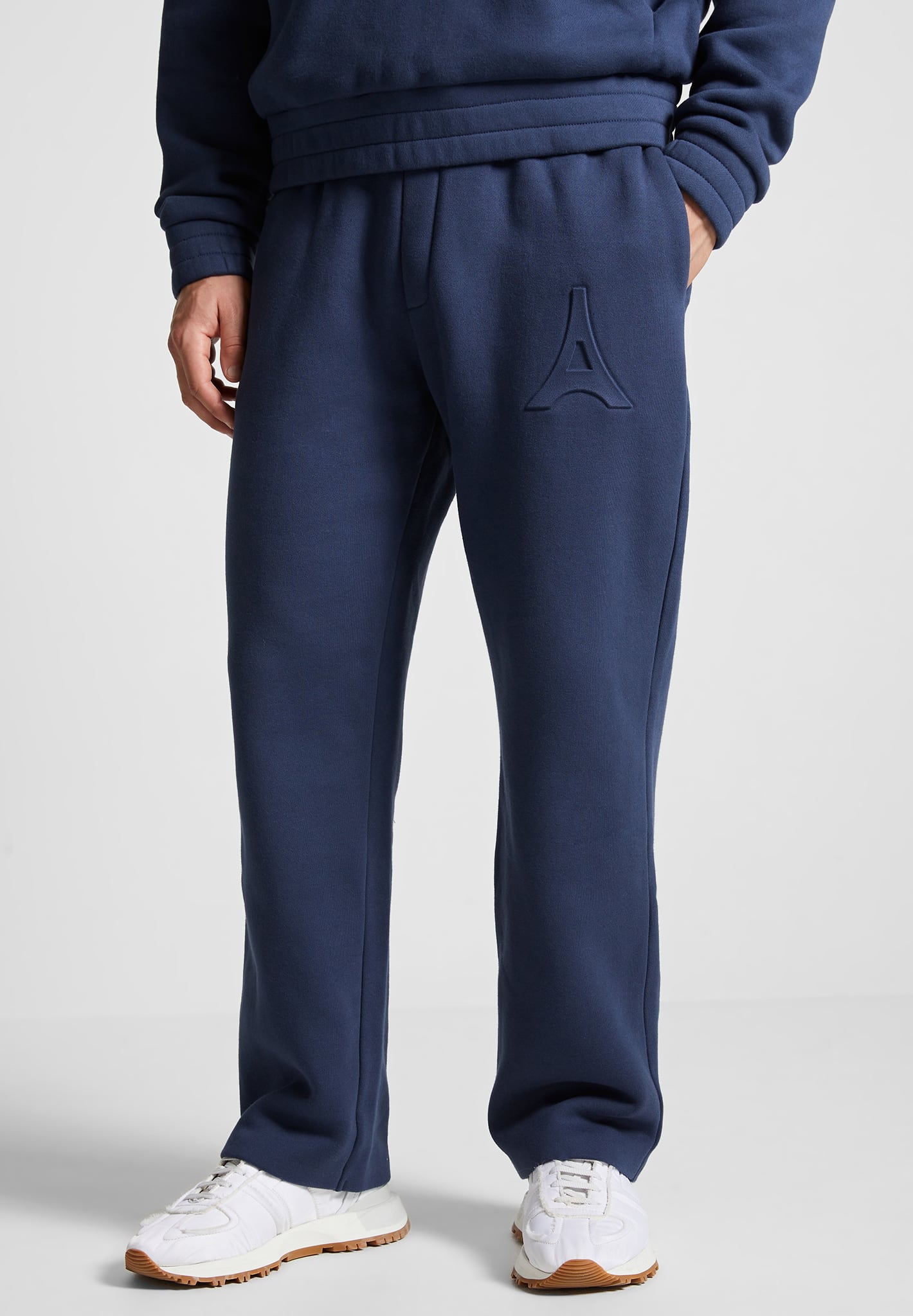 Eiffel Embossed Joggers - Heavyweight 420GSM Cotton Blend | Éternel