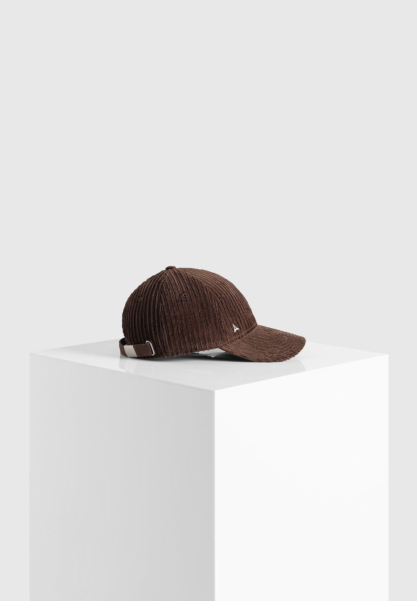 Brown Corduroy Cap with Adjustable Strap | Premium Cotton