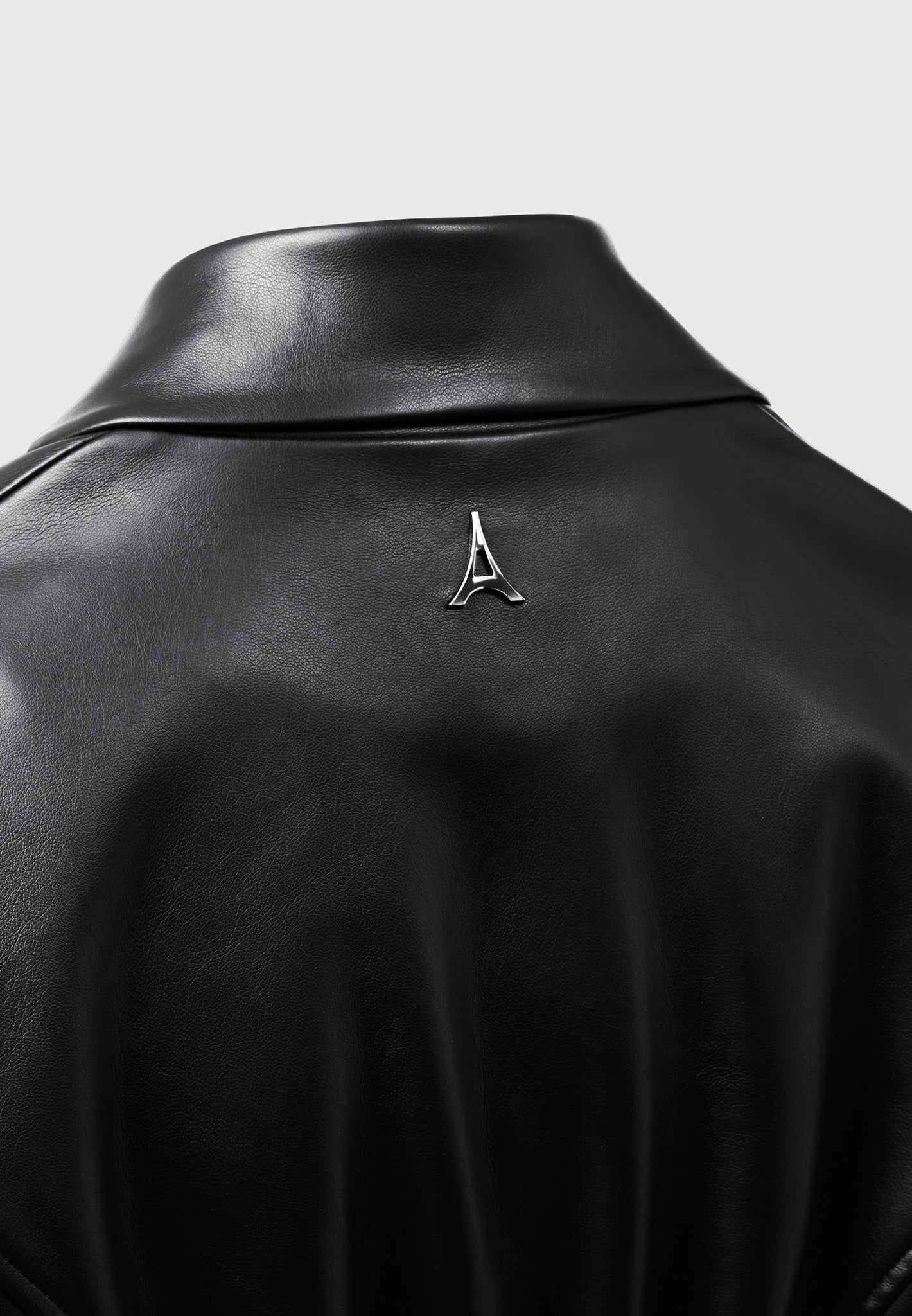 Vegan Leather Blazer Dress with Cinch Waist | Manière De Voir