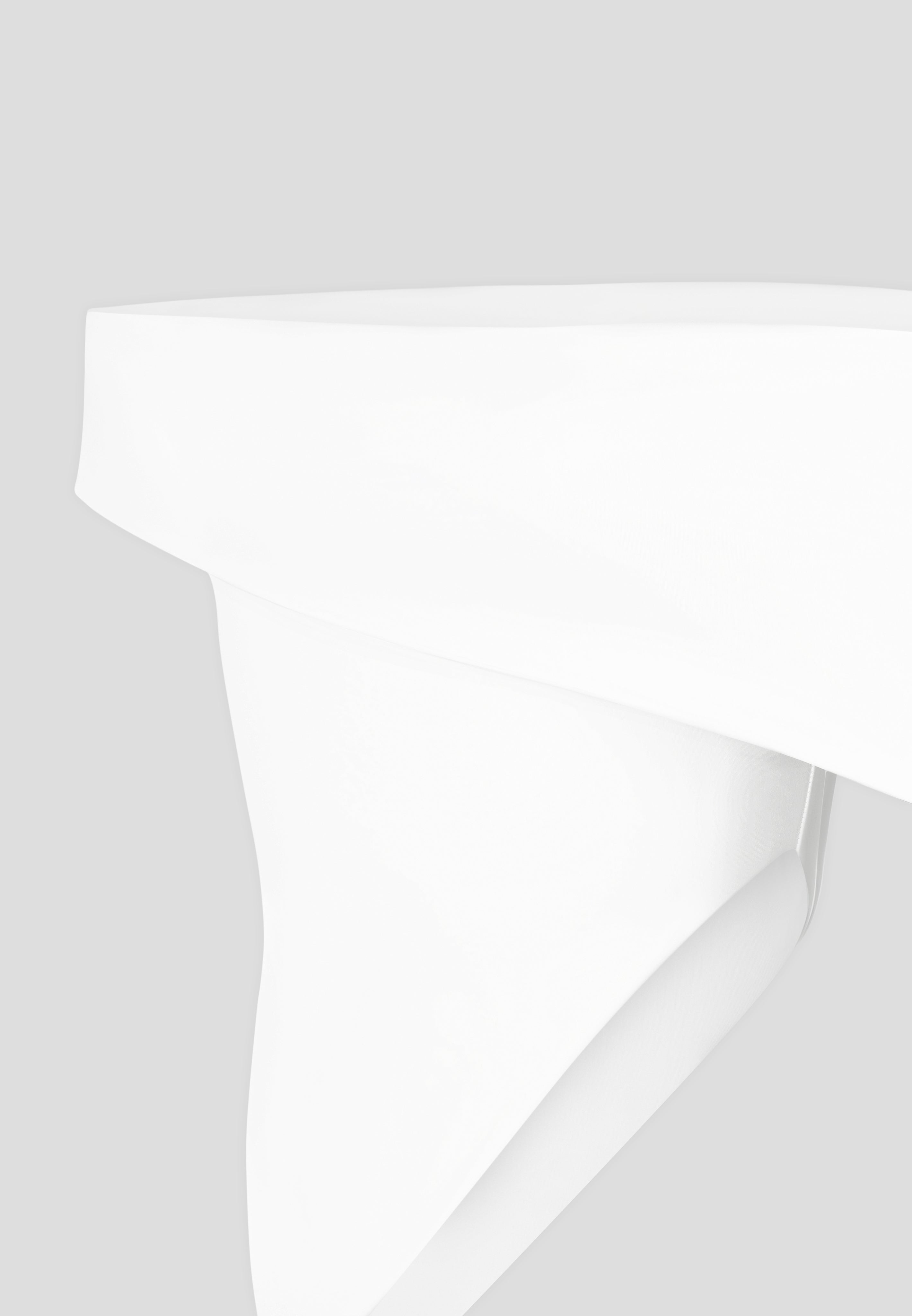Bardot Top with Angled Hem & Off-White Color | Manière De Voir
