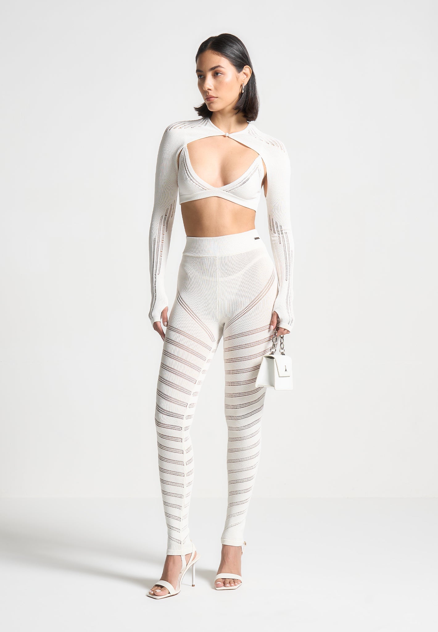 High Waisted Spiral Contour Leggings for Women | Manière De Voir
