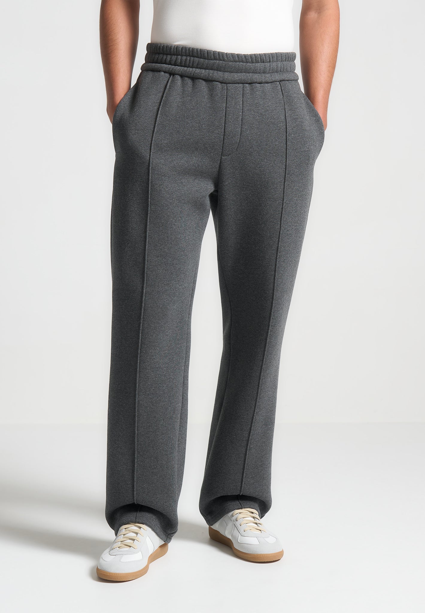 420GSM Pintuck Joggers - Relaxed Fit & Straight Leg | Éternel