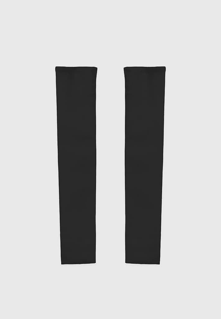 Knitted Bodycon Dress with Vegan Leather Sleeves | Manière De Voir