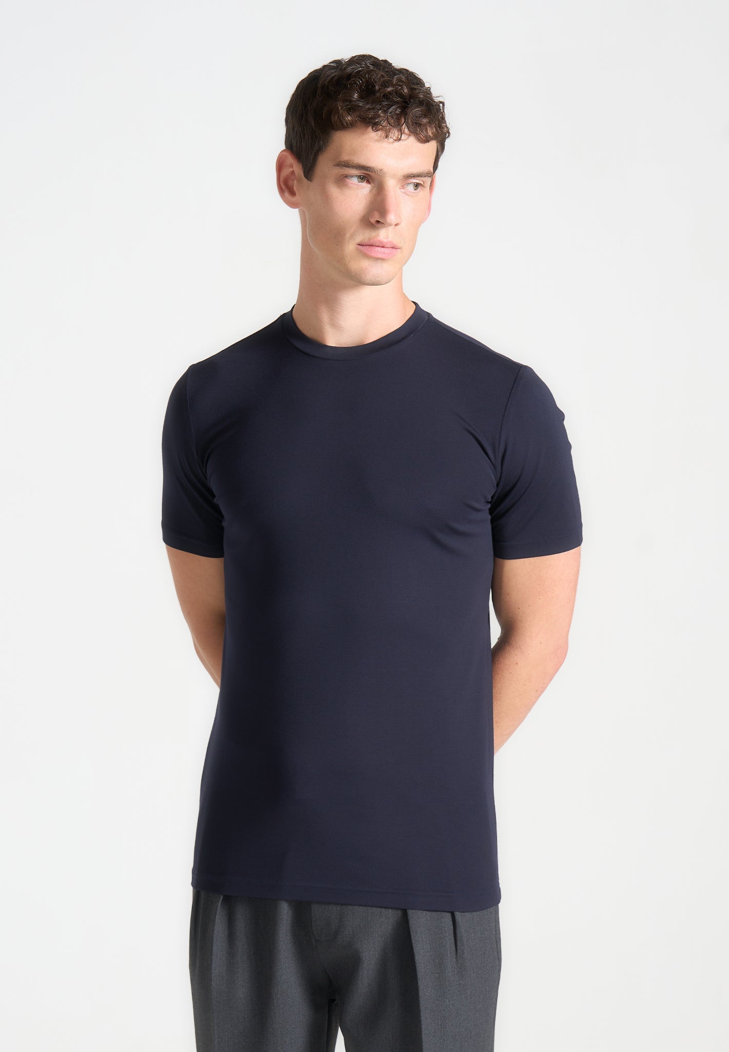 Fitted Luxe T-Shirt for Men | Soft Jersey Fabric & Crew Neck | Armand