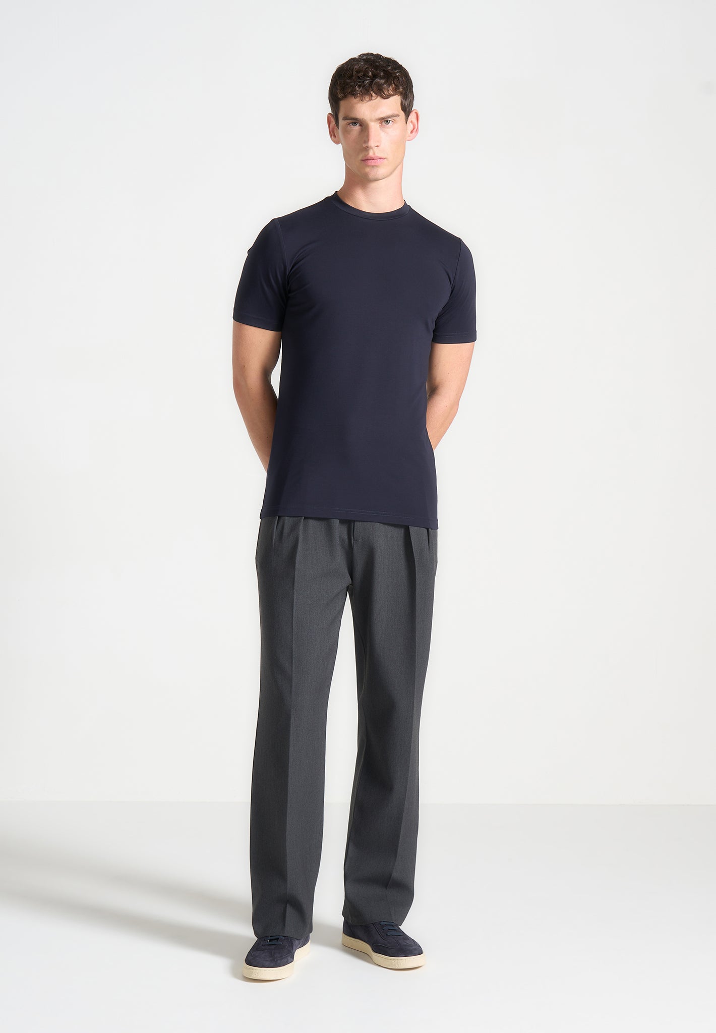 Fitted Luxe T-Shirt for Men | Soft Jersey Fabric & Crew Neck | Armand