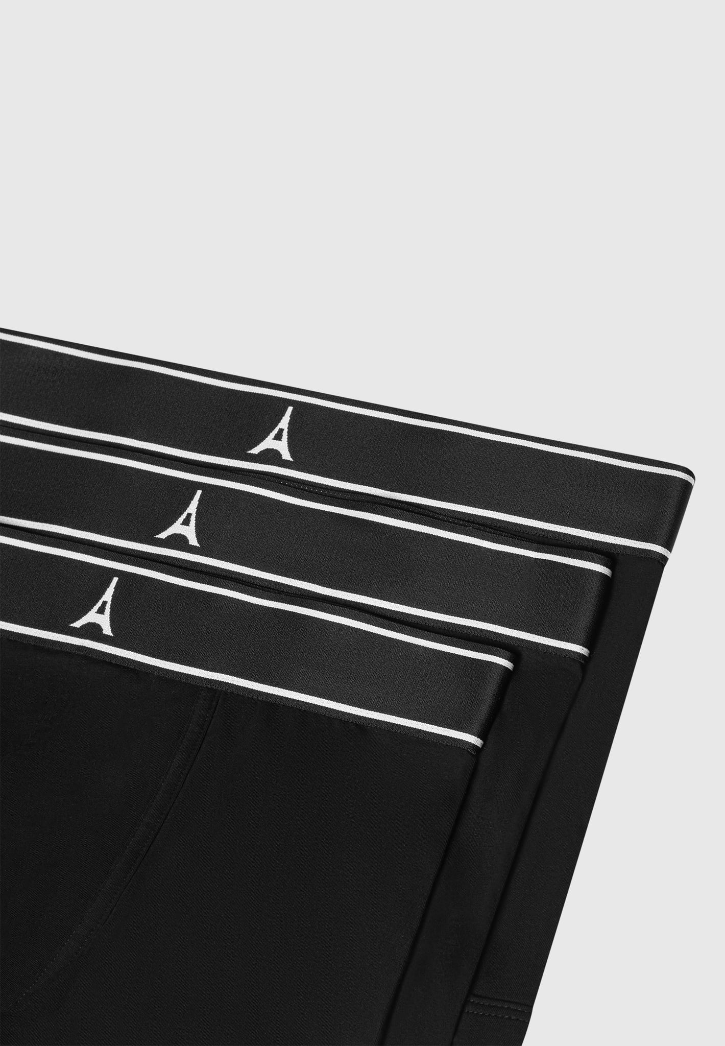 Stretch Jersey Boxers Pack of 3 with Supportive Panel | L'Eiffel