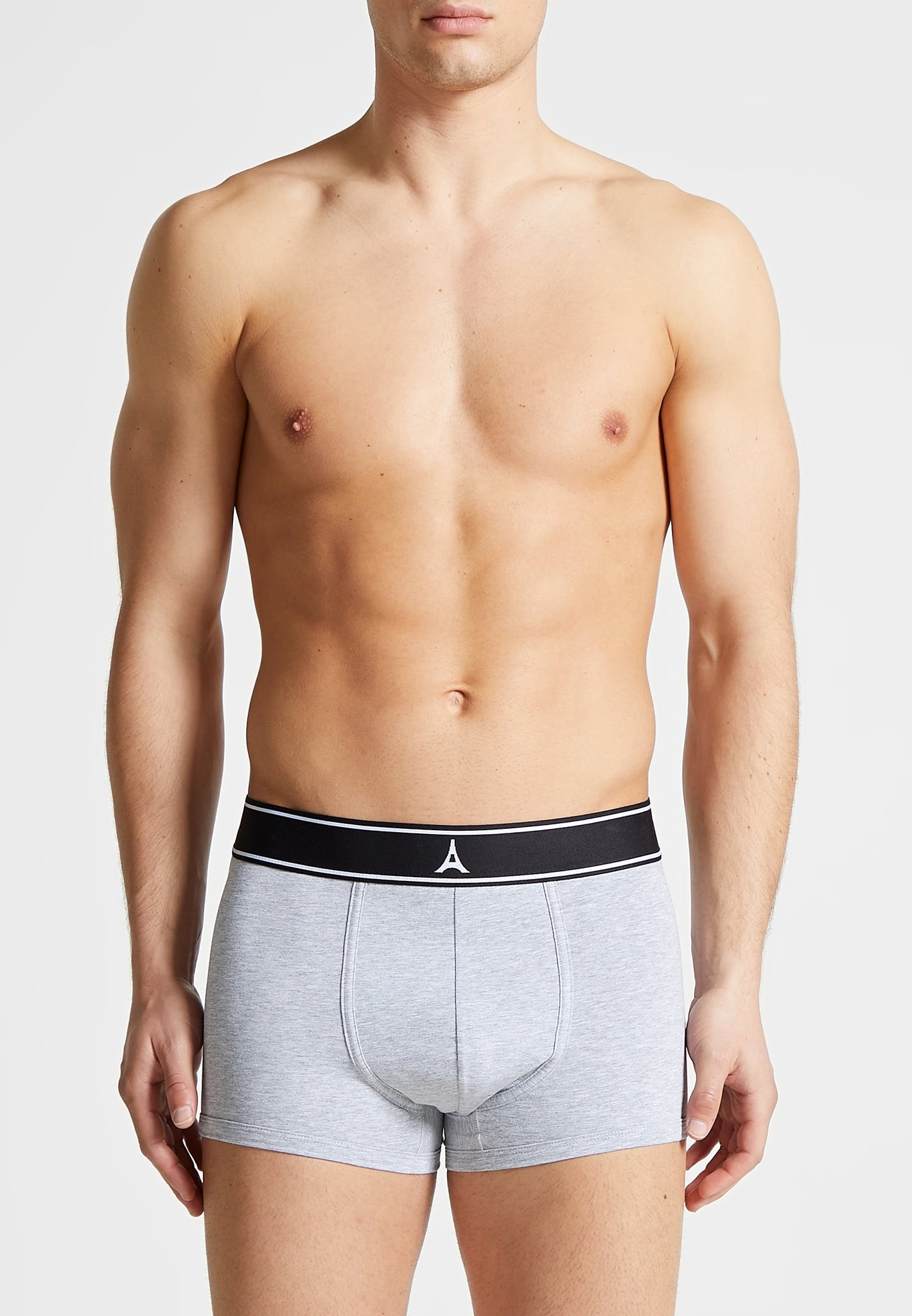 Stretch Jersey Boxers Pack of 3 with Supportive Panel | L'Eiffel