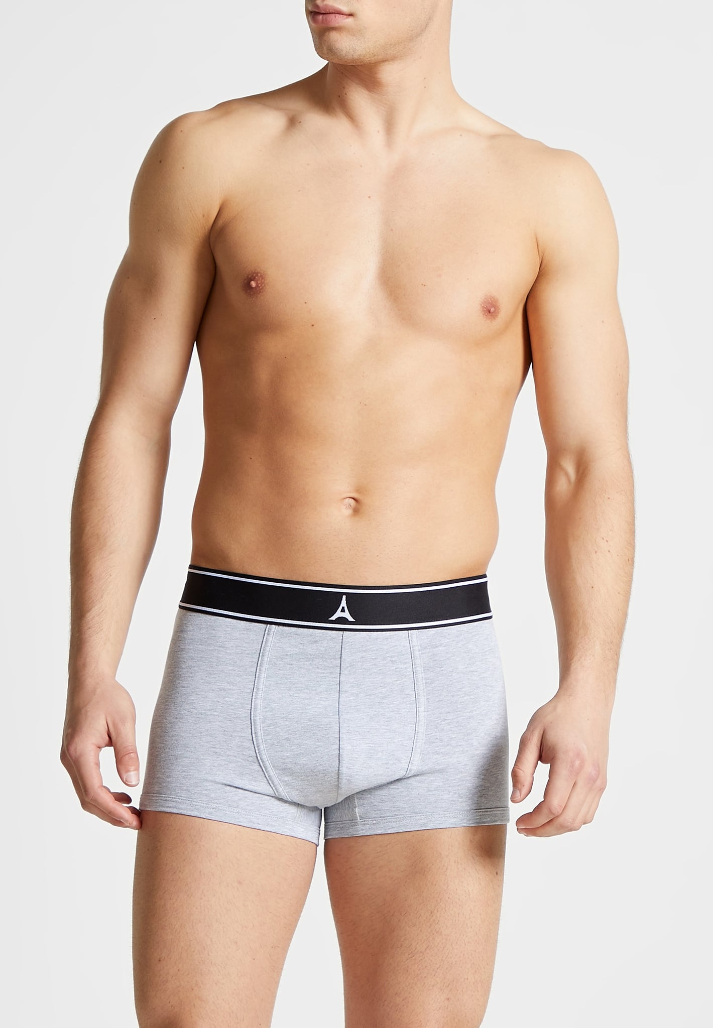 Stretch Jersey Boxers Pack of 3 with Supportive Panel | L'Eiffel