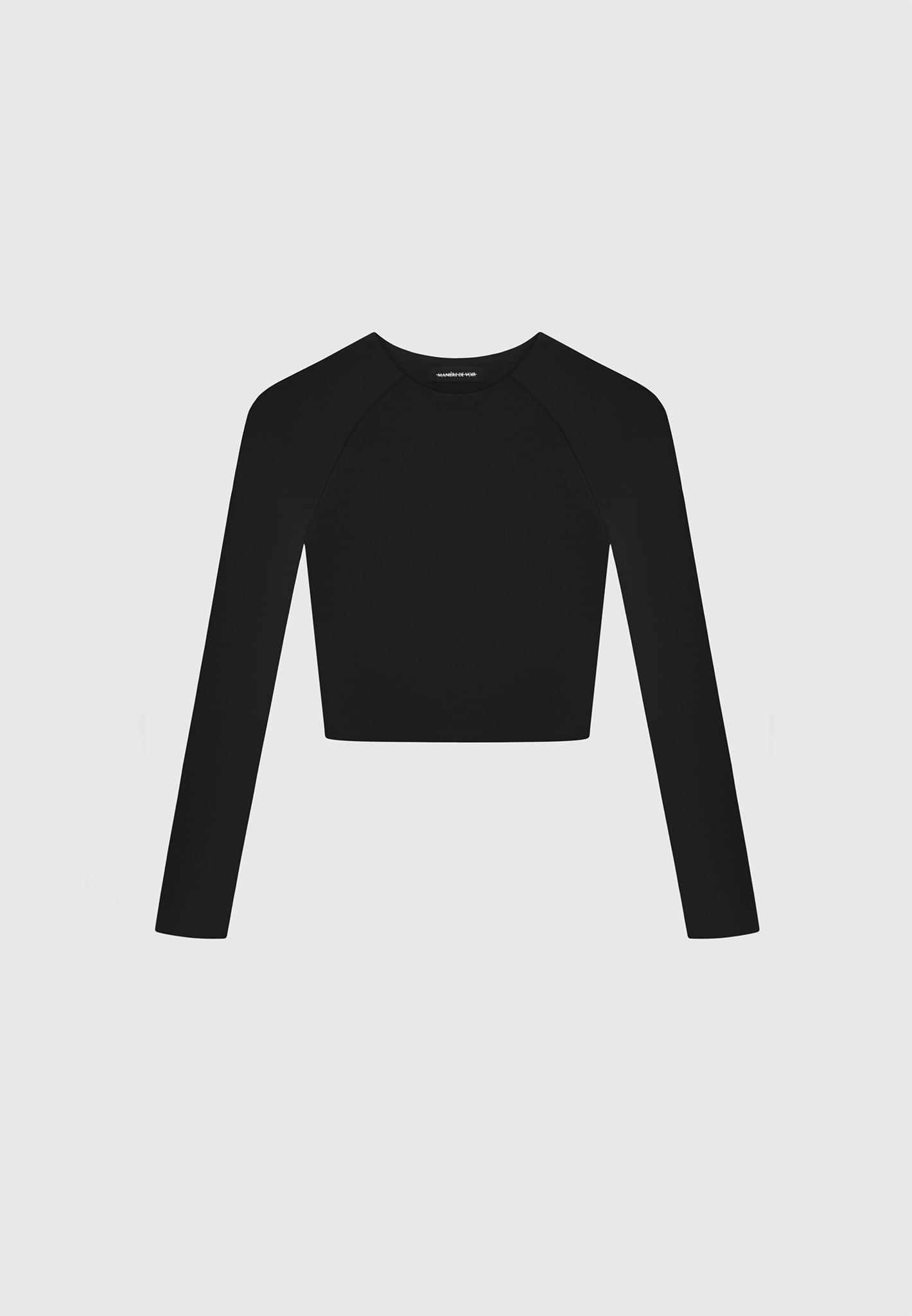 Long Sleeve Crop Top - Premium Fabric & Figure Flattering | Éternelle