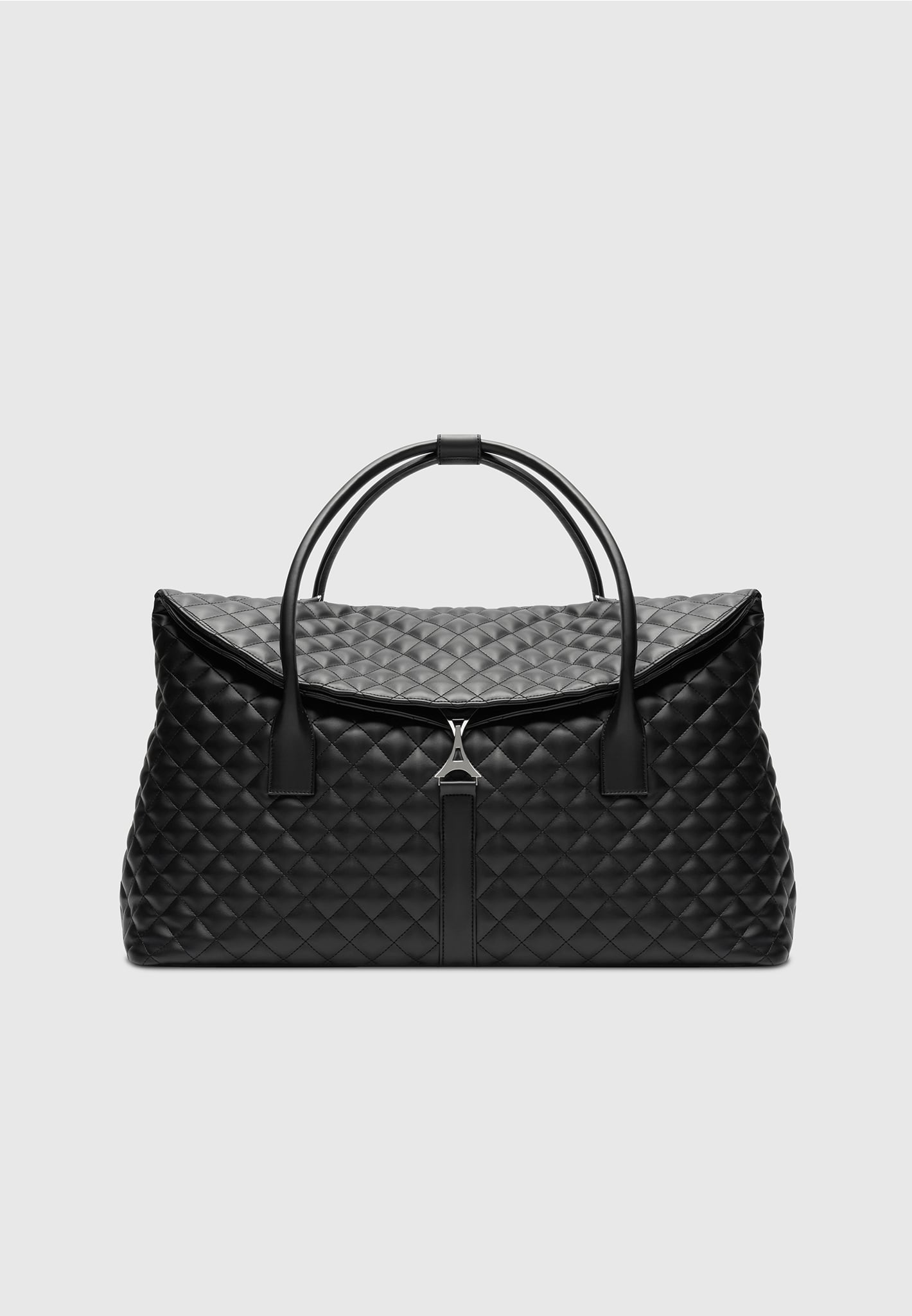Vegan Leather Quilted Travel Bag with Detachable Strap | Manière De Voir