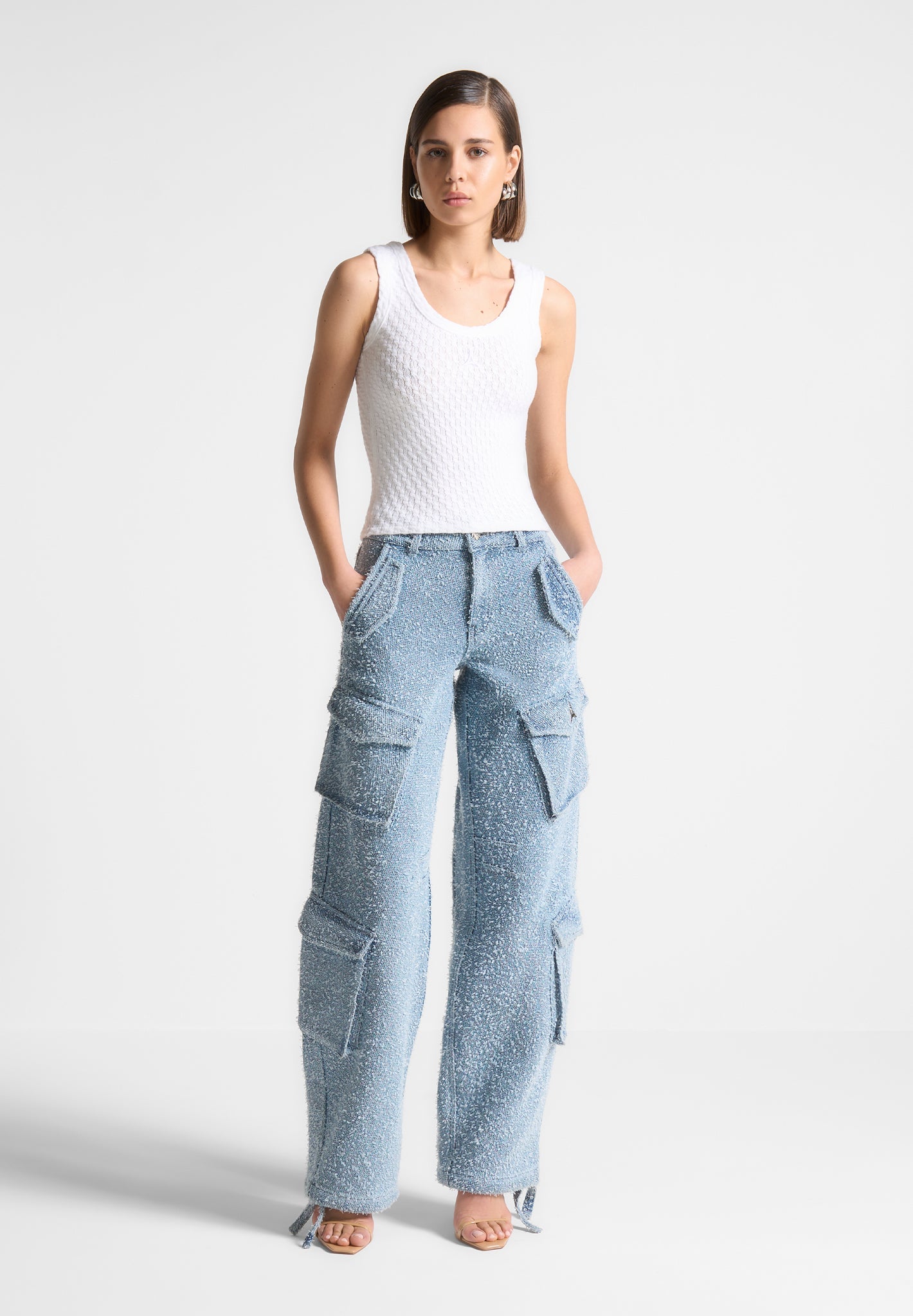 Eiffel Knitted Tank Top for Women - Soft Slim Fit & Scoop Neck | Manière De Voir