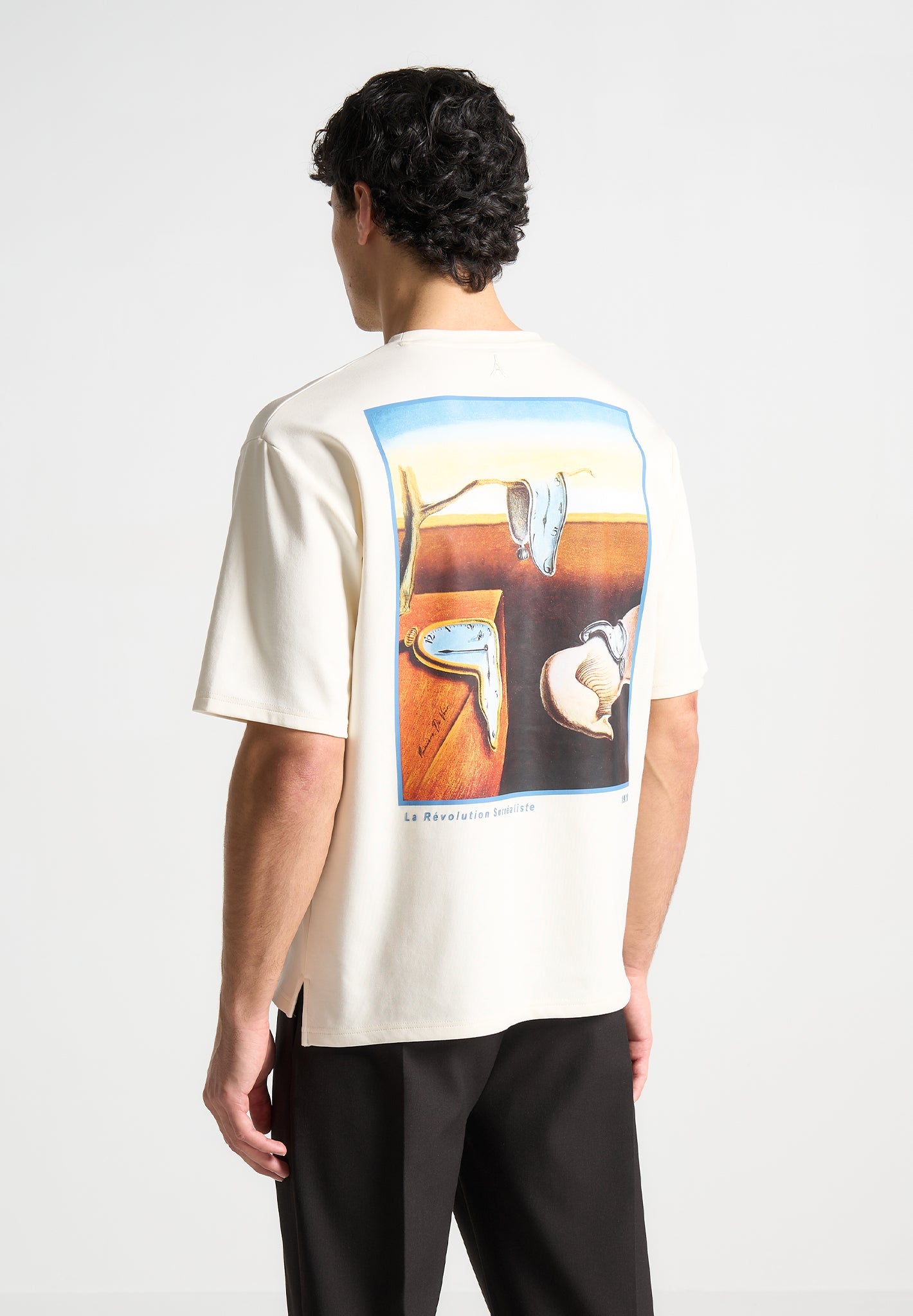 Surrealism Graphic T-Shirt in Soft Cotton | L'Art Cream