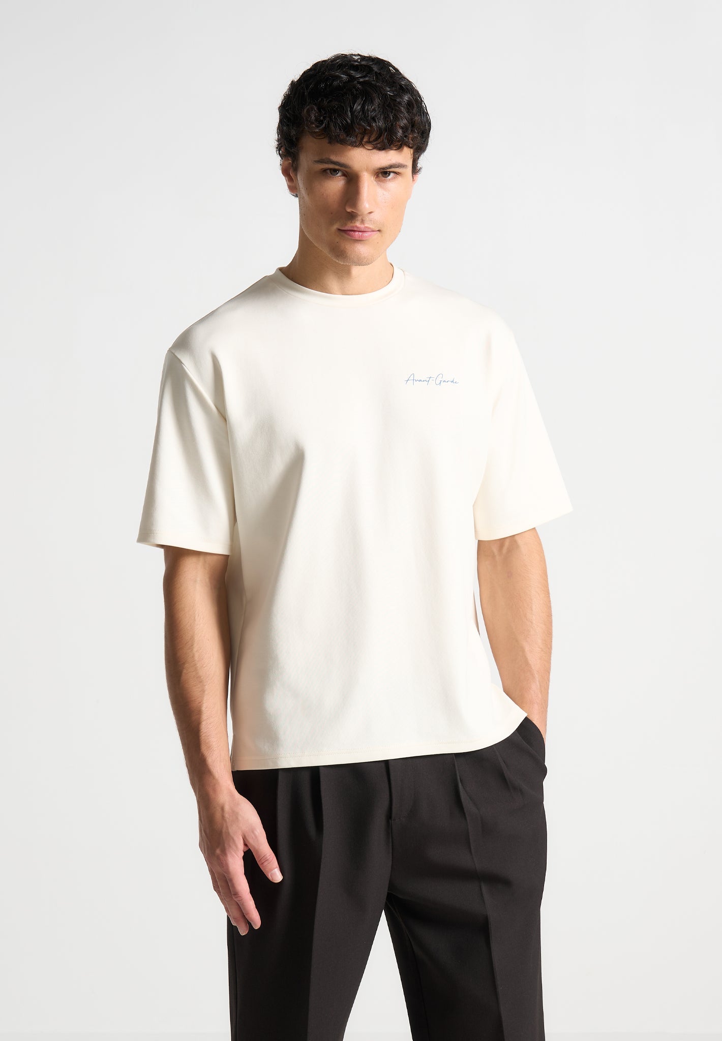 Surrealism Graphic T-Shirt in Soft Cotton | L'Art Cream