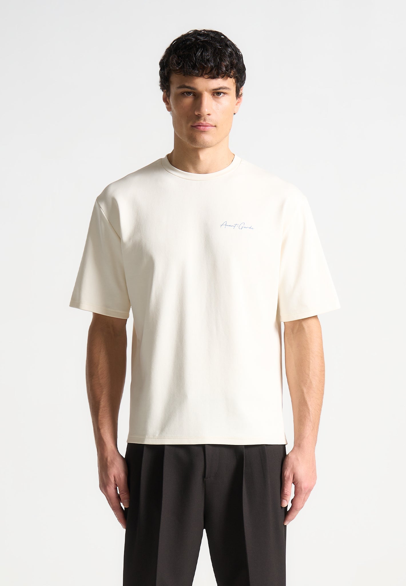 Surrealism Graphic T-Shirt in Soft Cotton | L'Art Cream