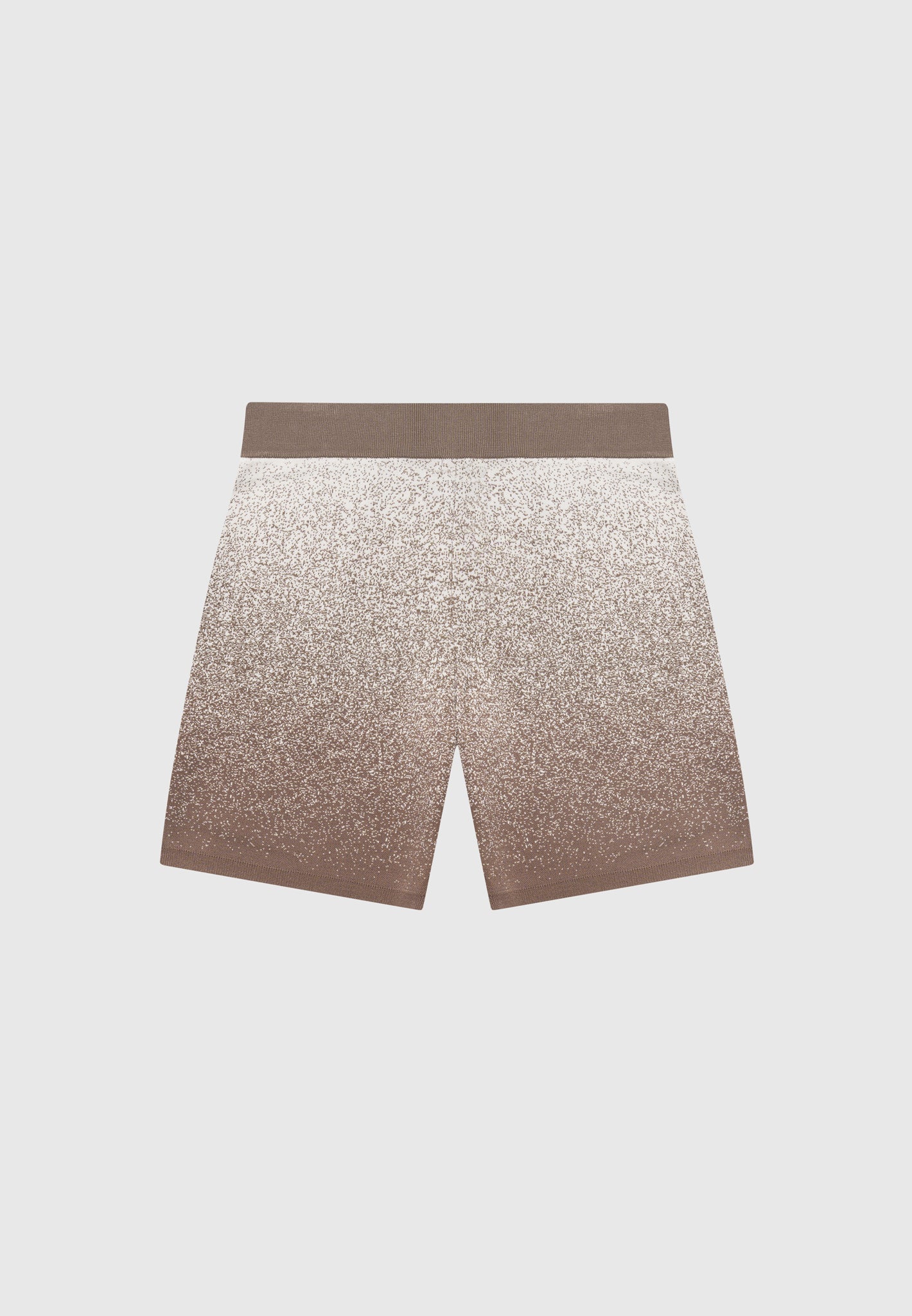 Ombré Knit Shorts with Drawstring Waistband & Gradient Effect | Manière De Voir