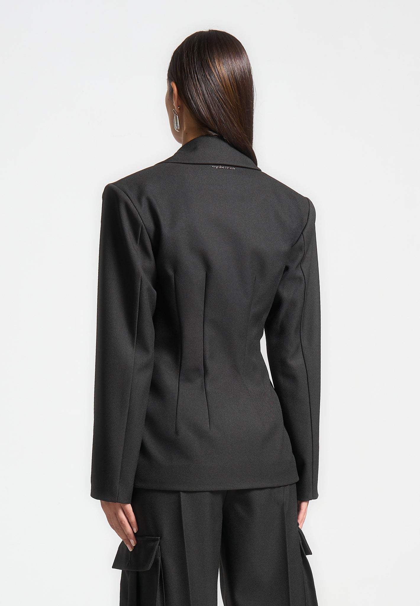 Tailored Double Breasted Blazer for Women | Béatrice Black