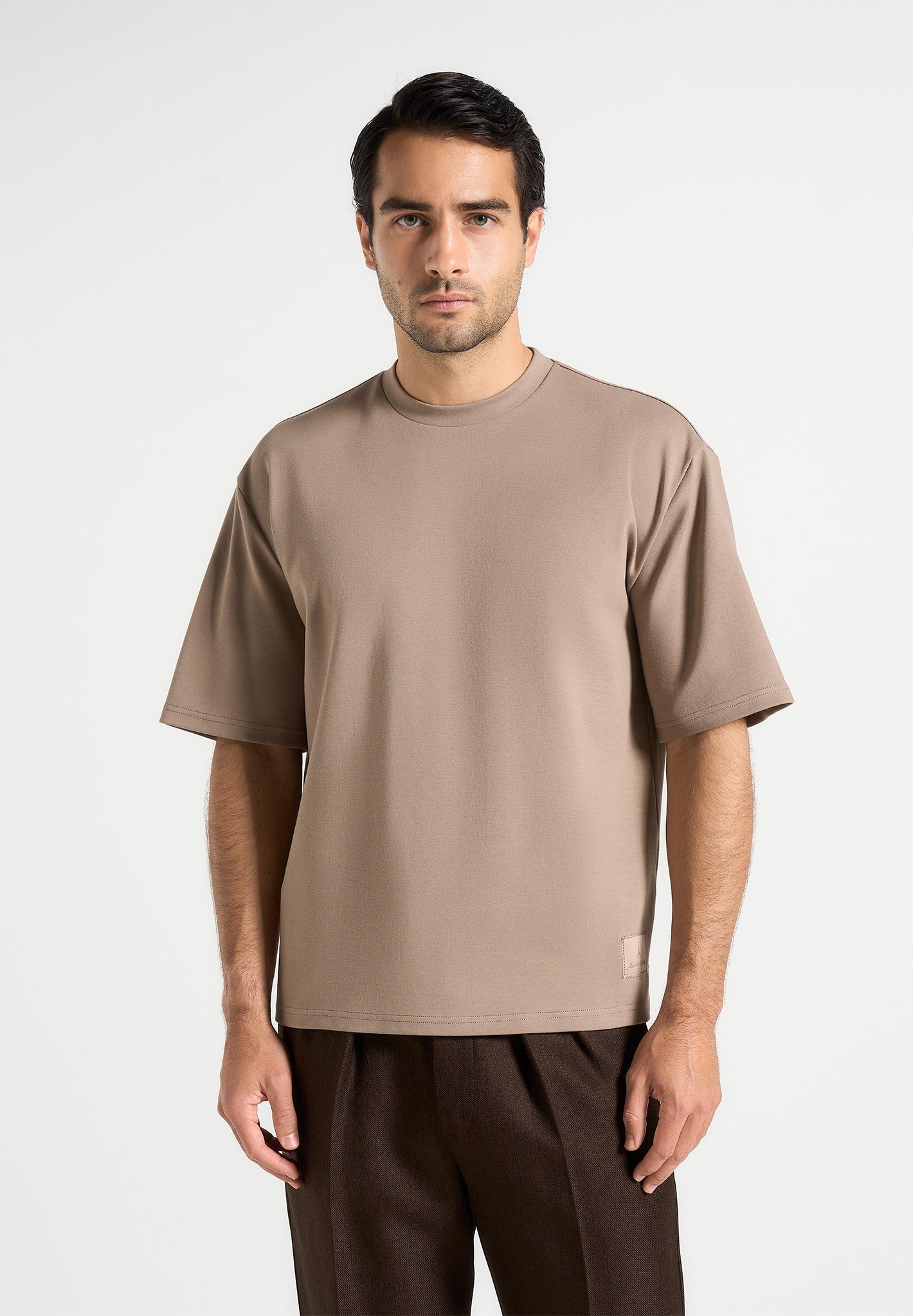 Relaxed Fit Cotton Blend T-Shirt for Men | Manière De Voir