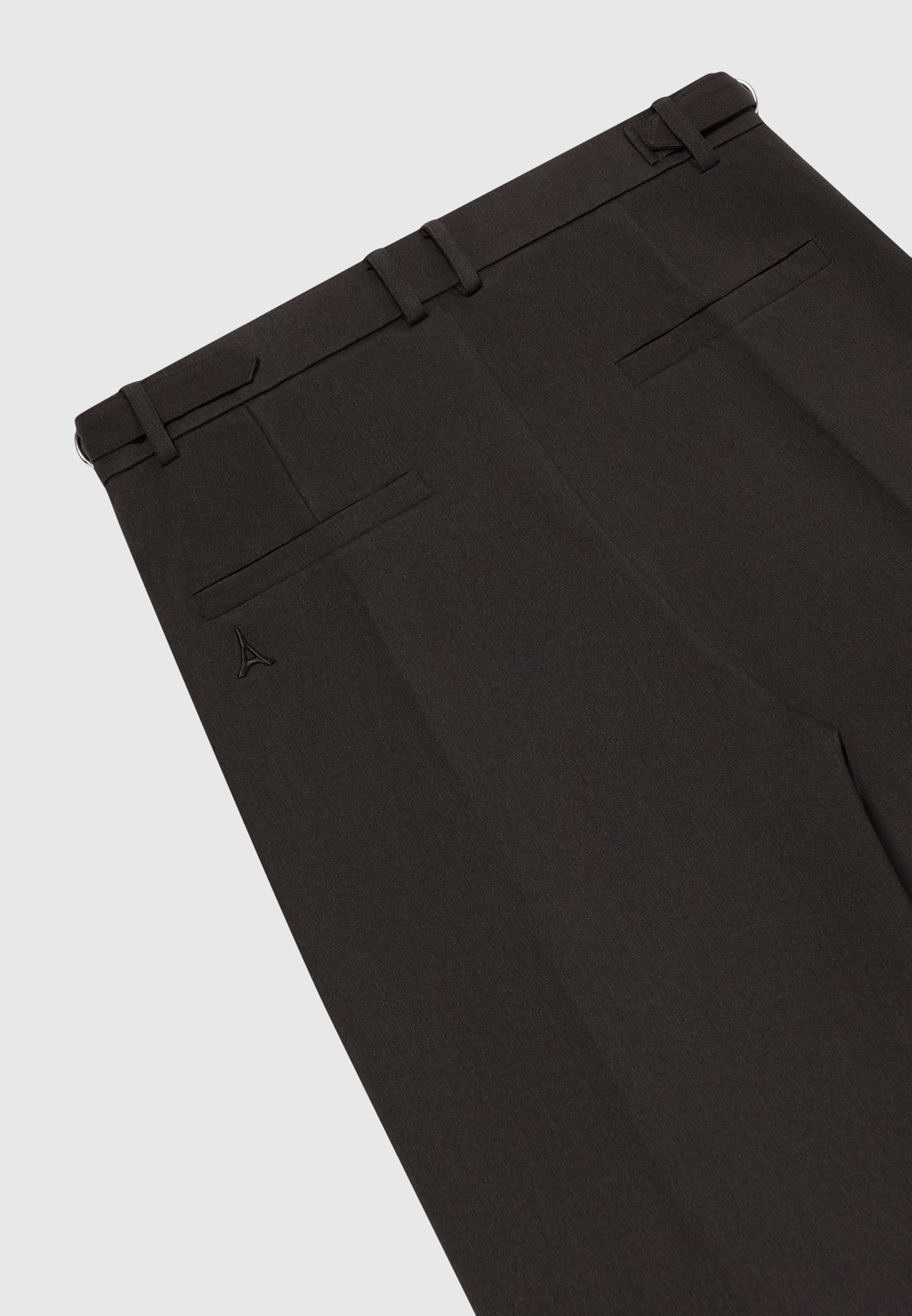 Relaxed Fit Pleated Tailored Trousers for Men - Brown | Pierre