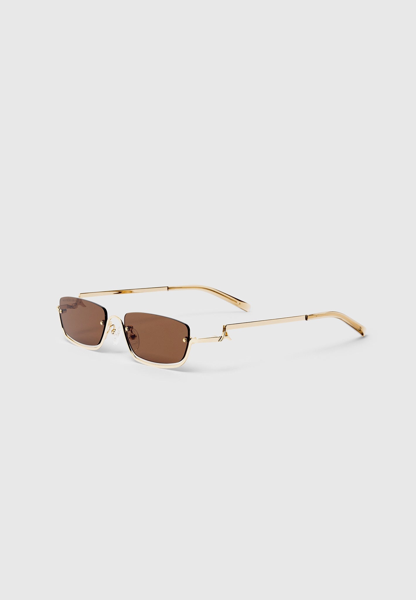 Gold Aviator Sunglasses with UV400 Protection | Rivoli