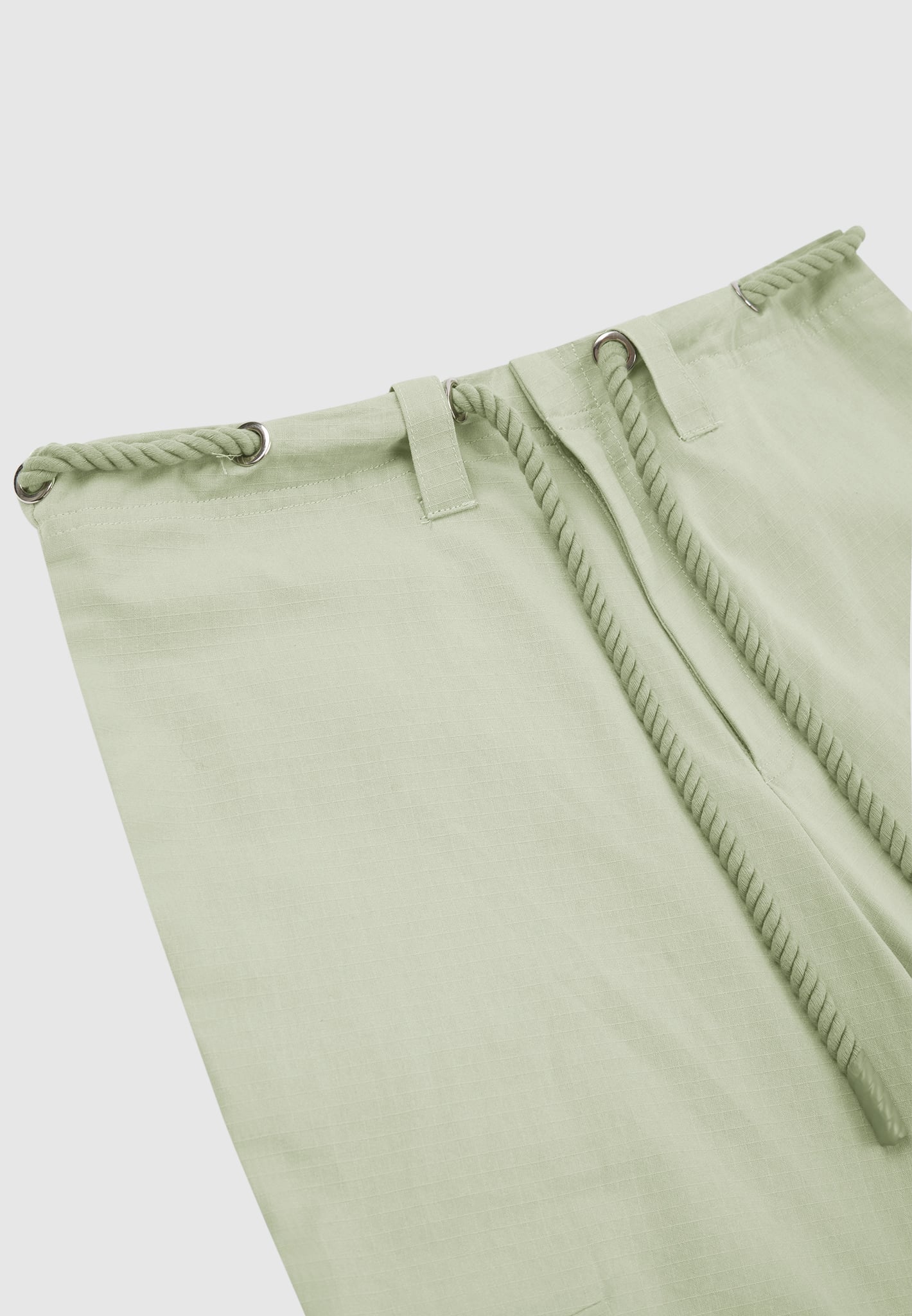 Ripstop Cargo Pants with Rope Tie Hem & 3D Pockets | Manière De Voir
