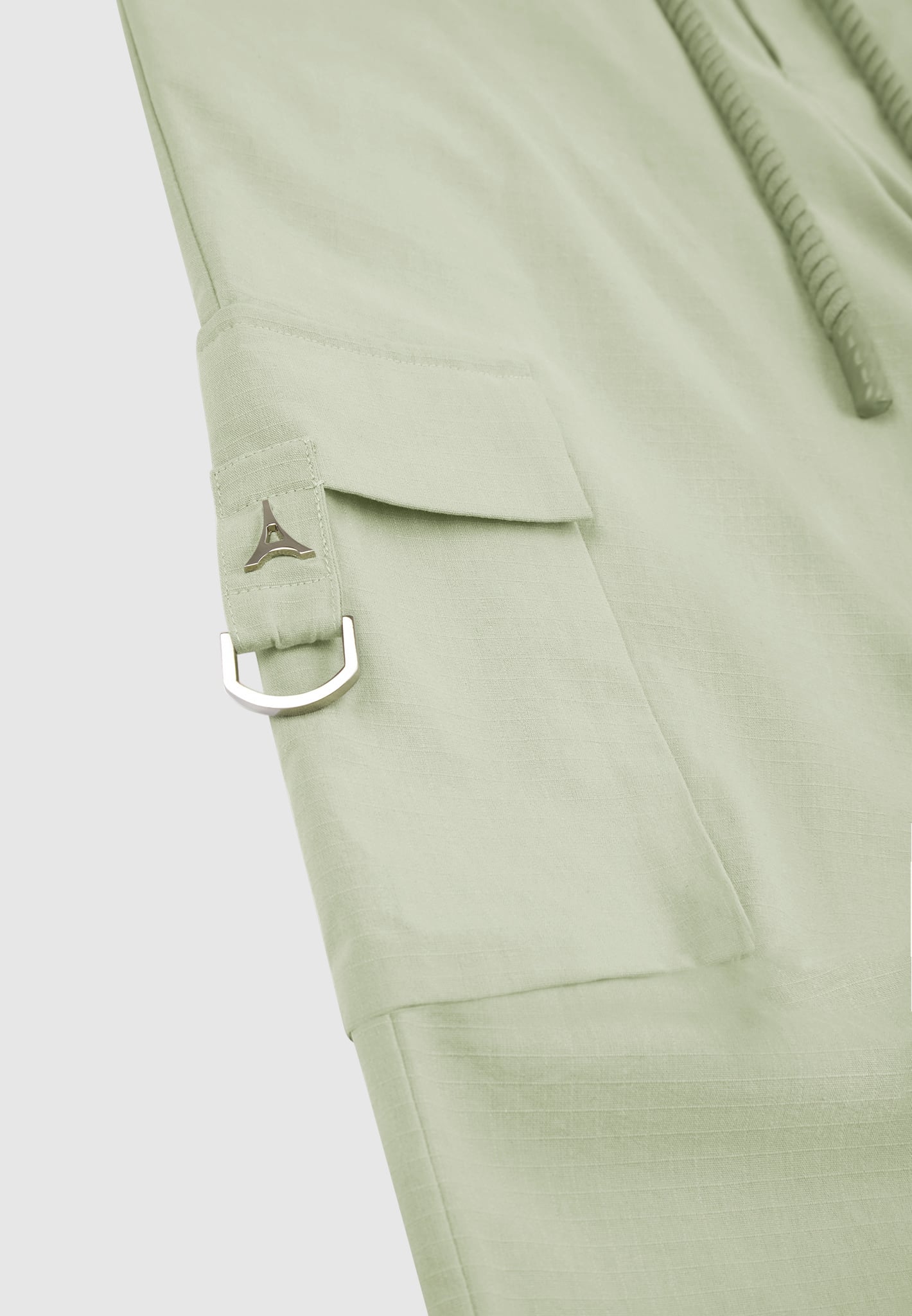 Ripstop Cargo Pants with Rope Tie Hem & 3D Pockets | Manière De Voir