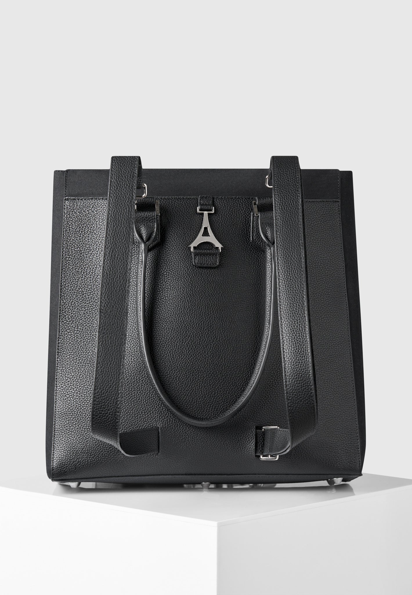 Reversible Tote Backpack with Detachable Straps | Sébastien Black