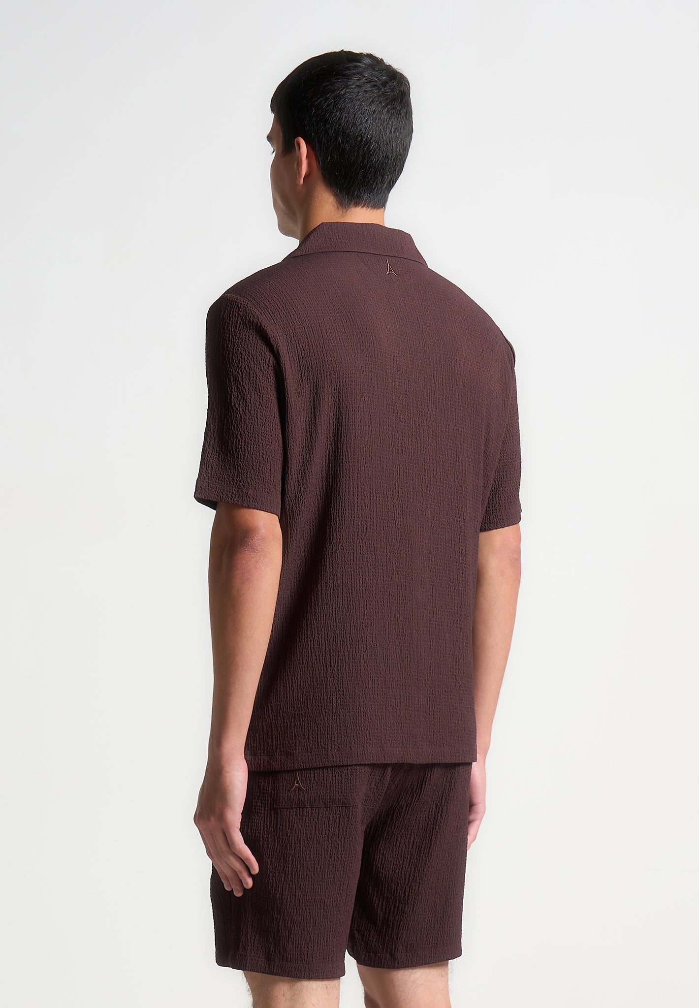 Seersucker Shirt with Button Down Collar | Regular Fit & Breathable Fabric