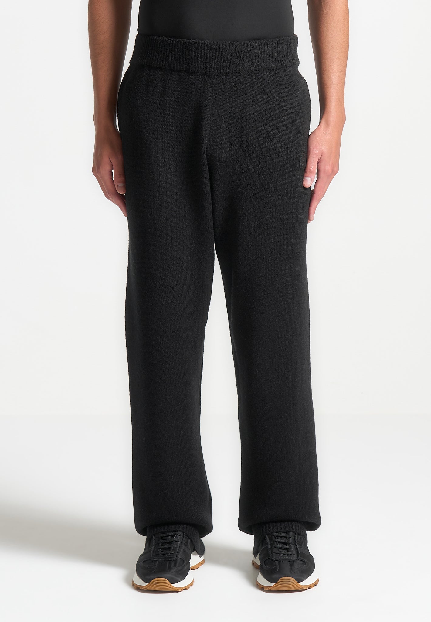 Soft Mohair-Blend Joggers for Men | Relaxed Fit & Side Pockets