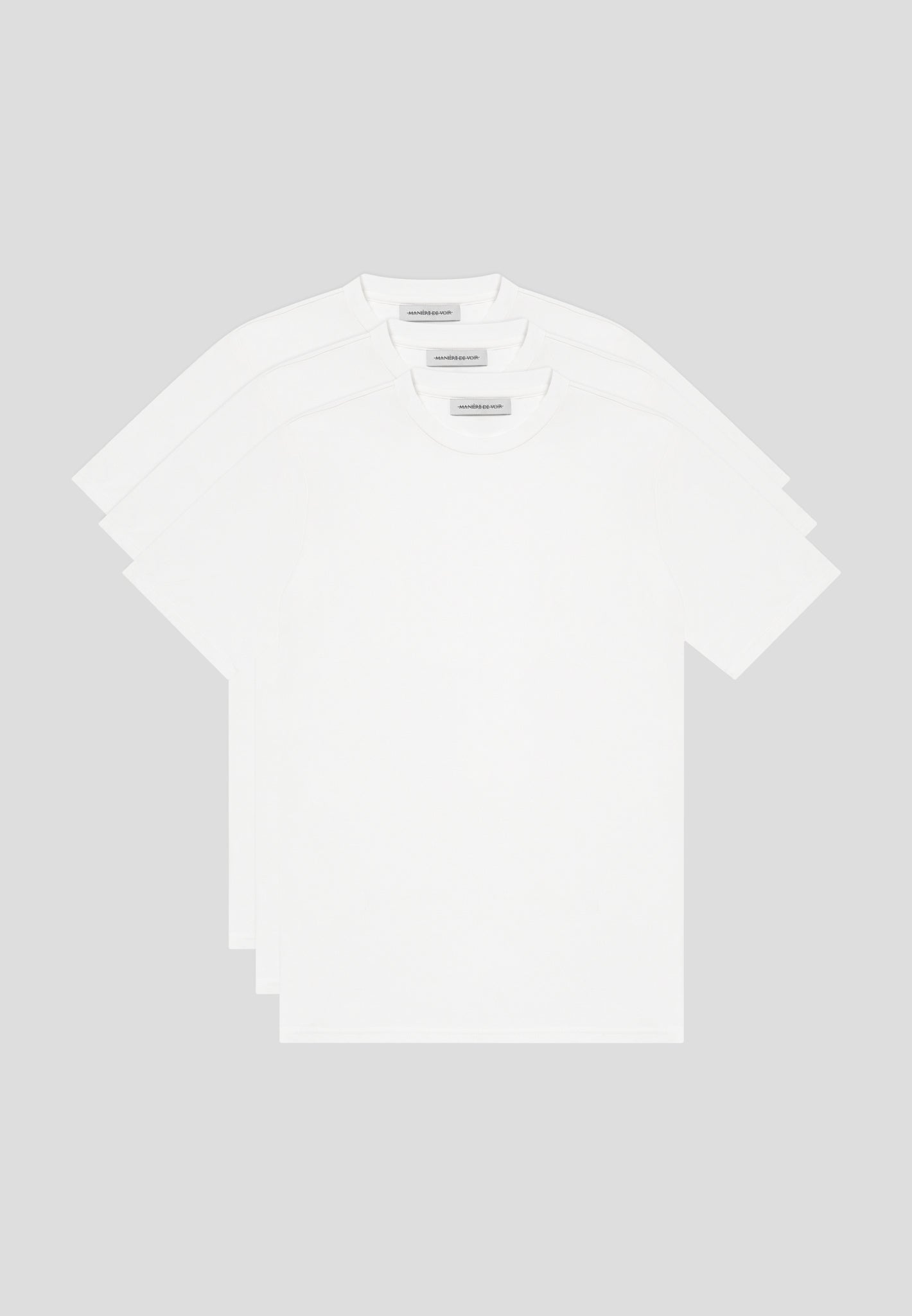 Slim Fit Luxe T-Shirt 3 Pack - White | Éternel