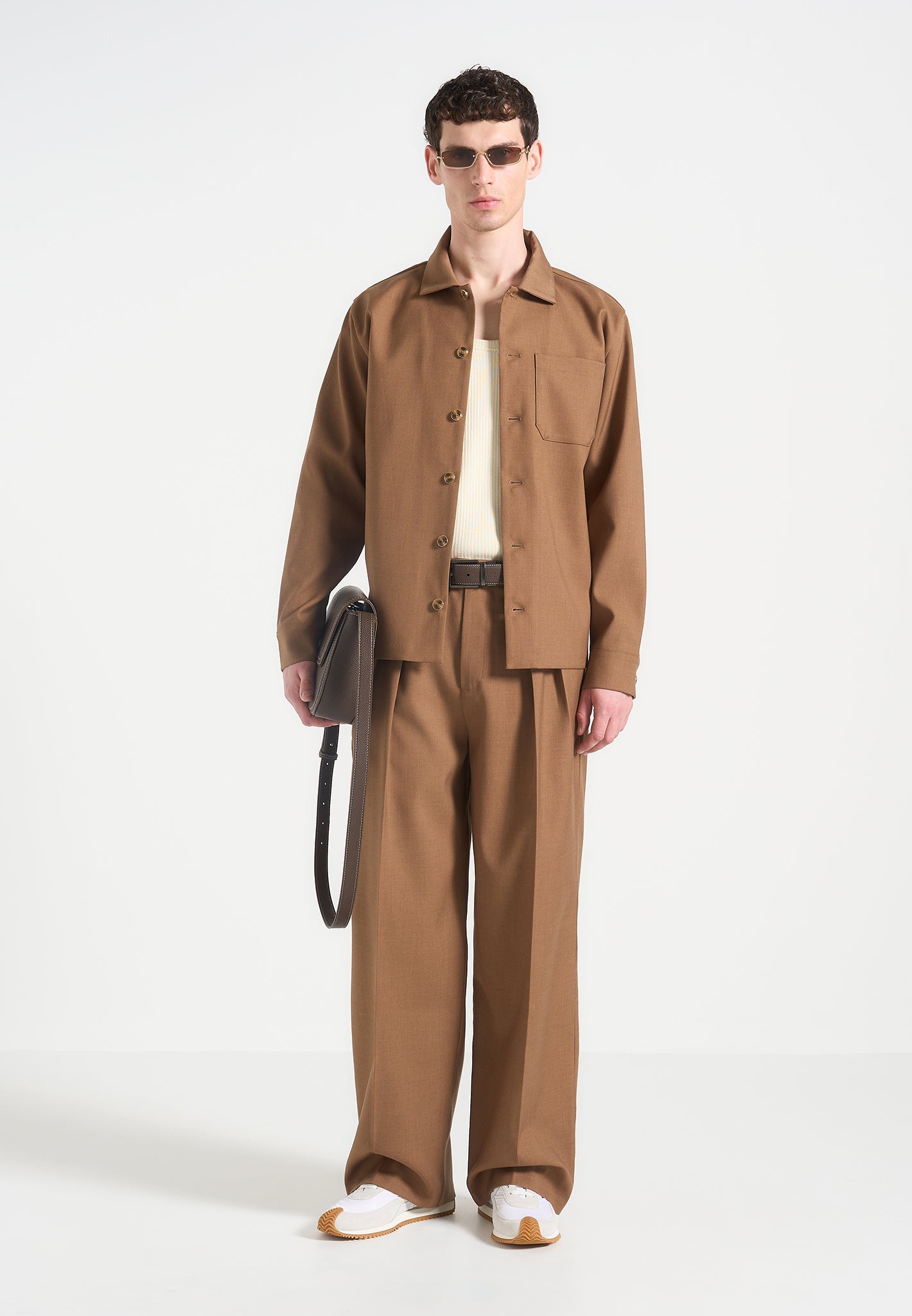 Tailored Overshirt with Engineered Sleeves & Structured Fit | Valentin