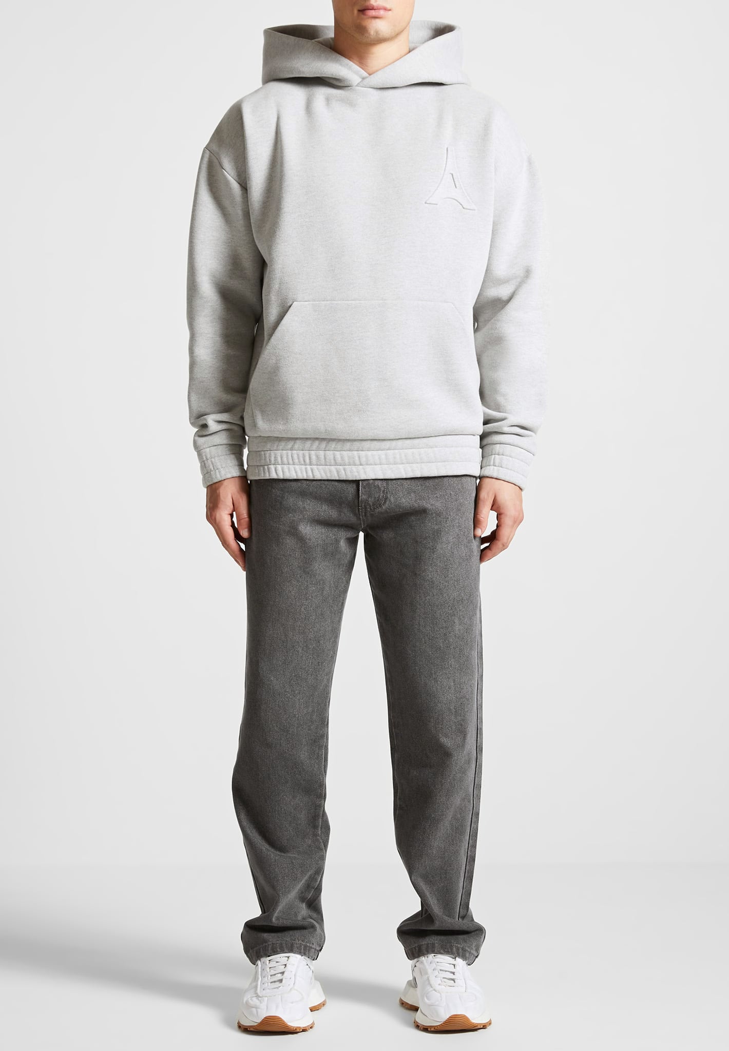 Heavyweight Eiffel Embossed Hoodie for Men | Victor