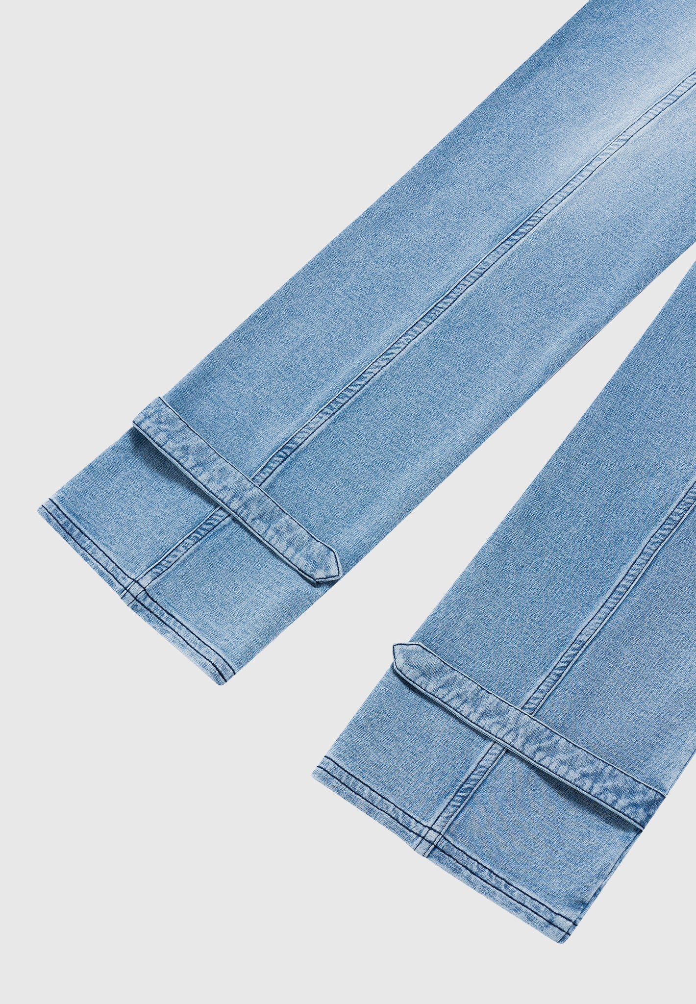 Relaxed Fit Denim Joggers with Side Pockets | Manière De Voir