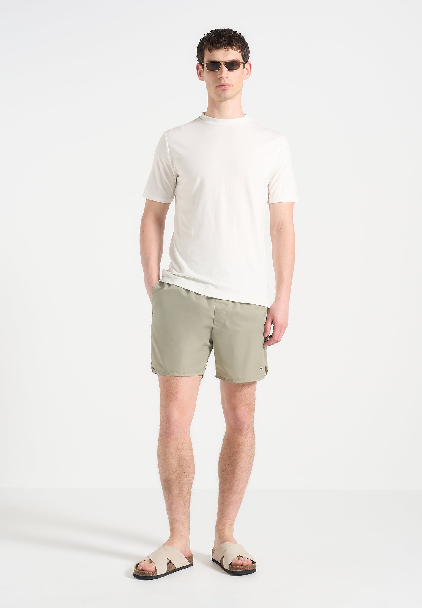 Quick-Dry Nylon Swim Shorts for Men with Mesh Lining | Yvon
