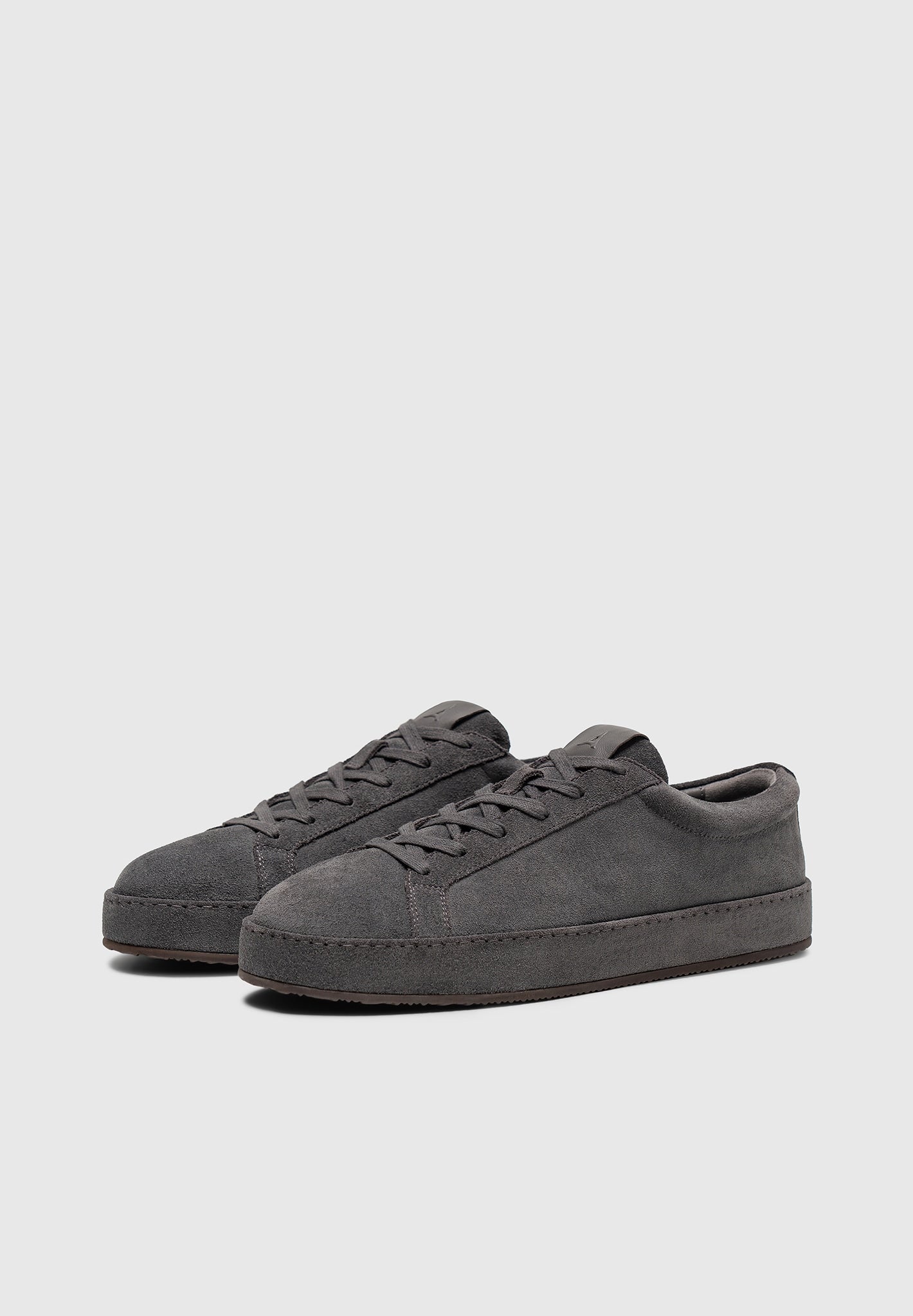 Grey Suede Sneakers for Men with Cushioned Insole | Cannes Graphite