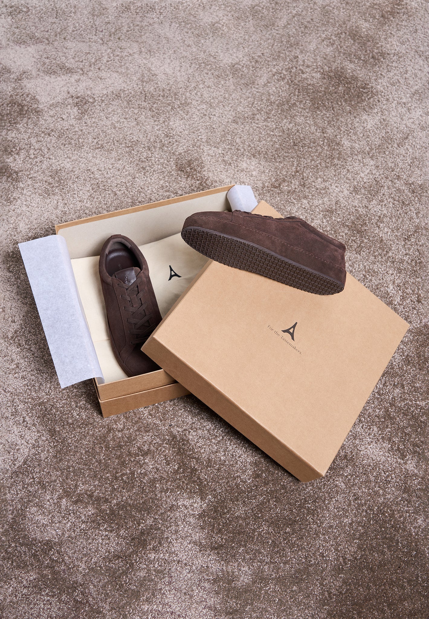 Grey Suede Sneakers for Men with Cushioned Insole | Cannes Graphite