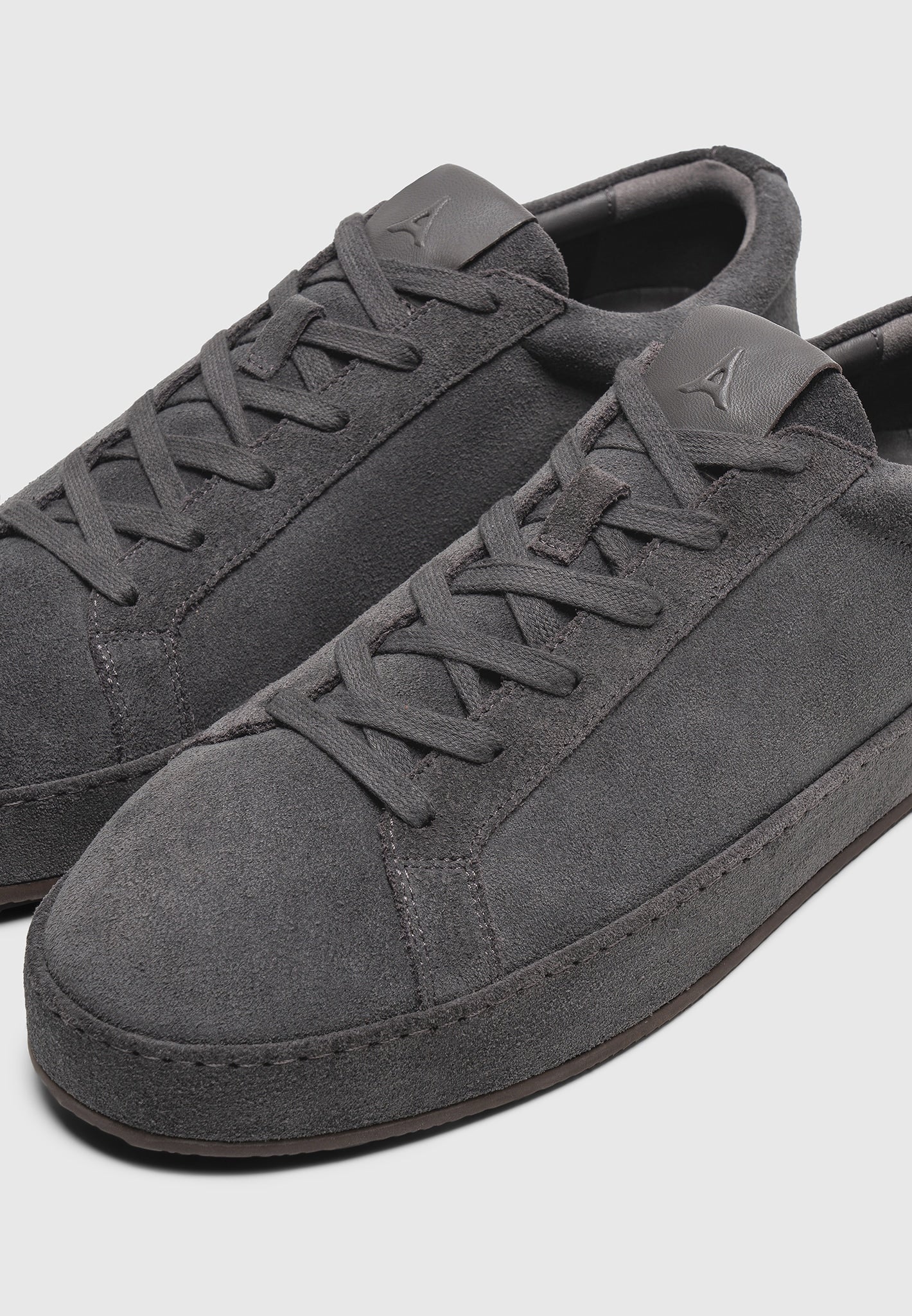 Grey Suede Sneakers for Men with Cushioned Insole | Cannes Graphite