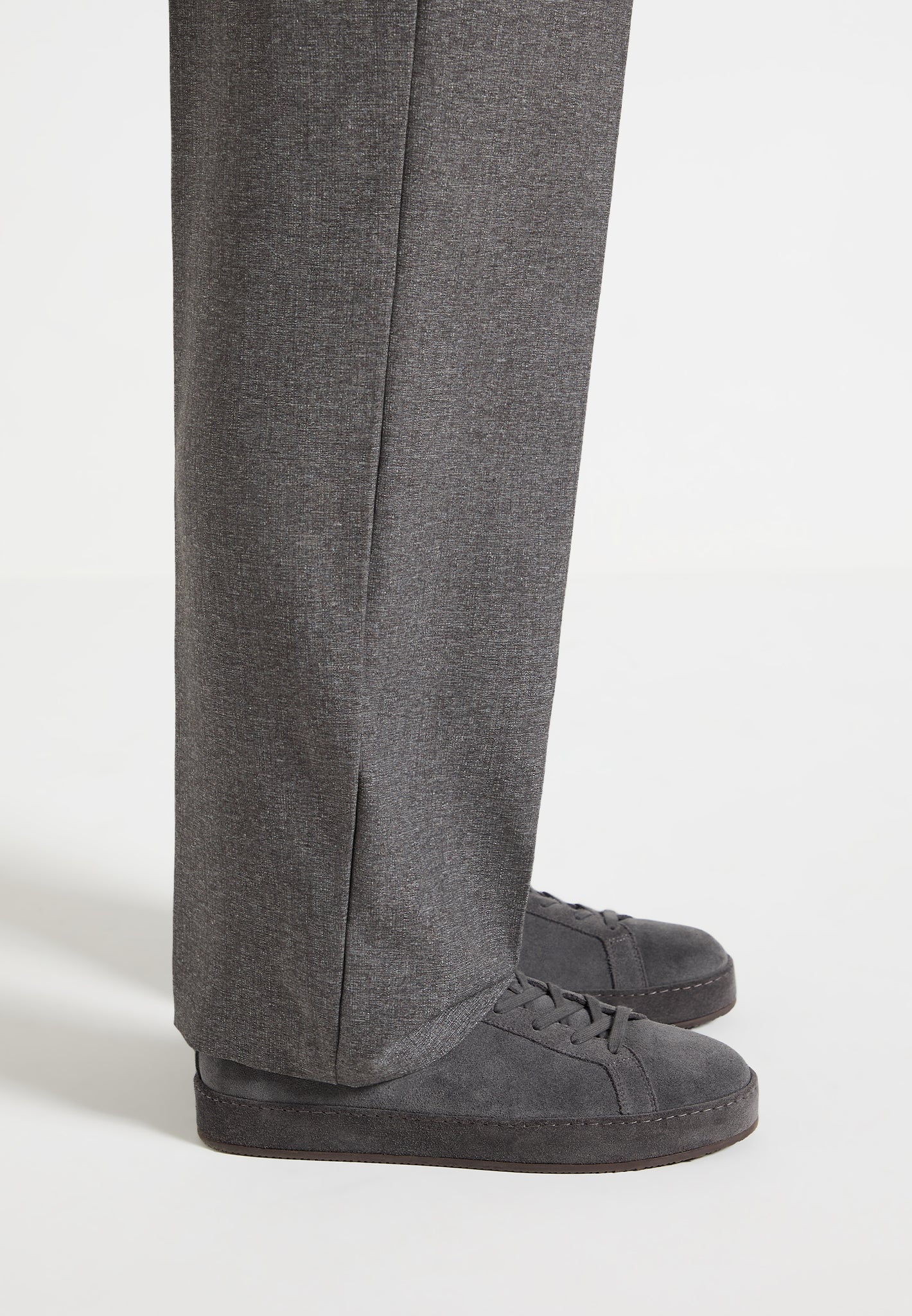 Grey Suede Sneakers for Men with Cushioned Insole | Cannes Graphite