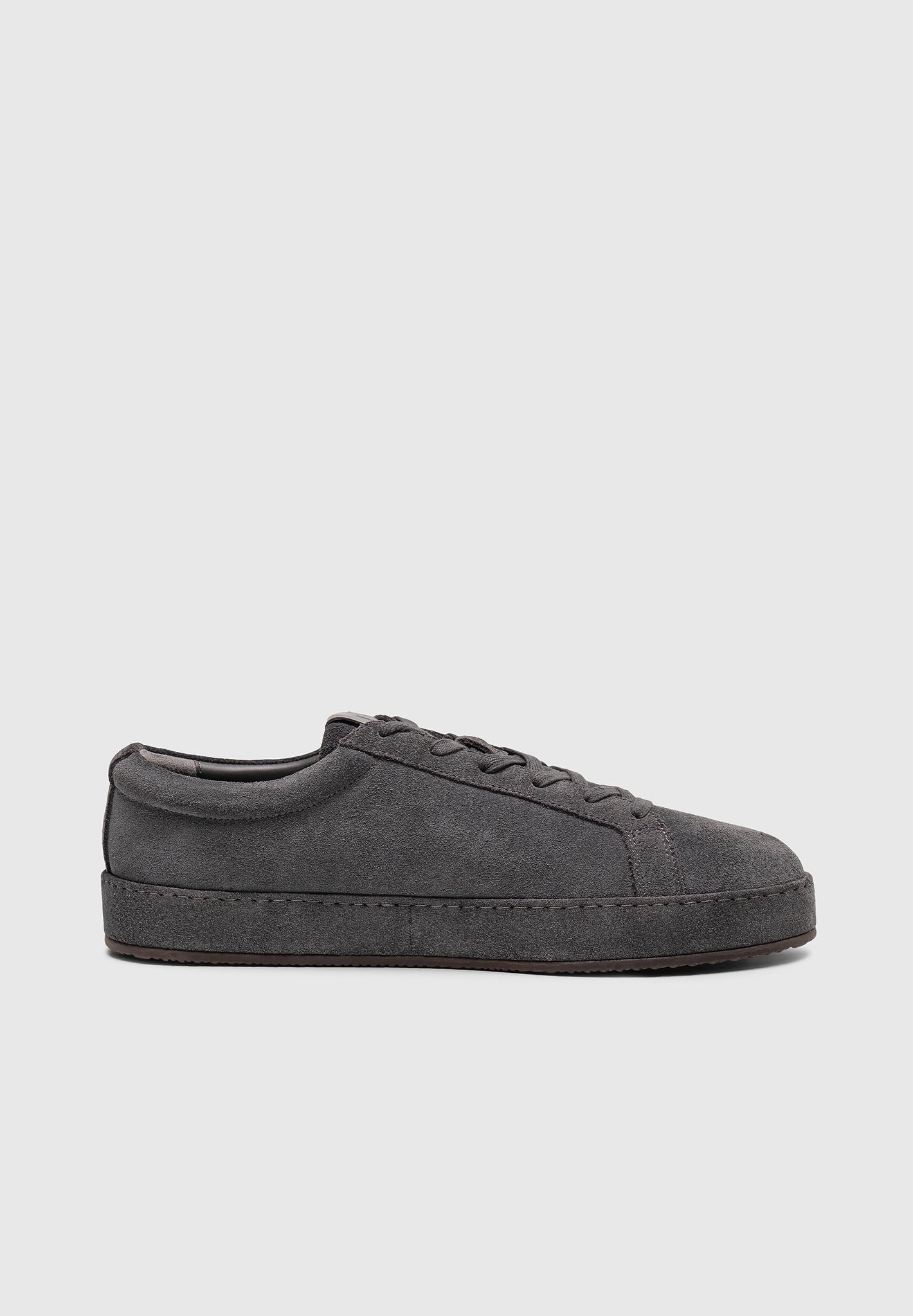 Grey Suede Sneakers for Men with Cushioned Insole | Cannes Graphite