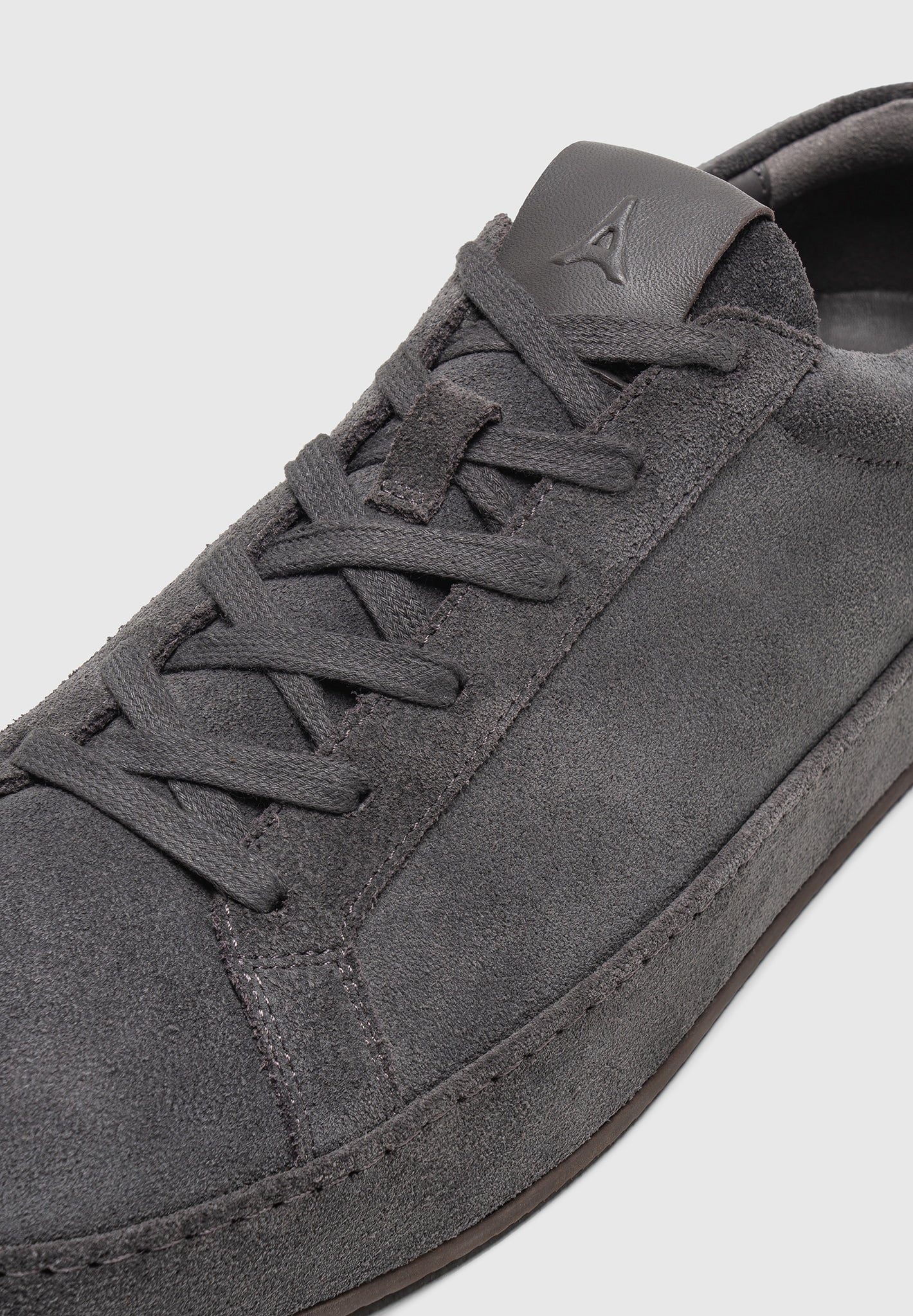 Grey Suede Sneakers for Men with Cushioned Insole | Cannes Graphite